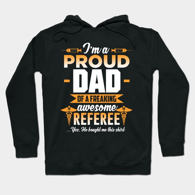 Dad Father Referee Hoodie by Imutobi